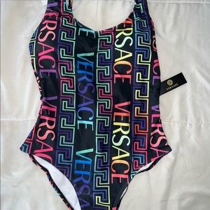 Versace bathing suit. Sold everywhere. Get it while it's available